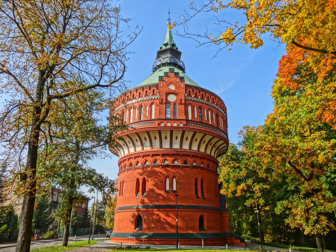 water tower bydgoszcz building 904304